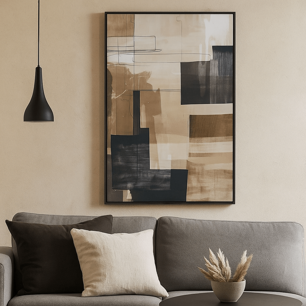 Hand Painted Wall Art Nik - LUXONAS