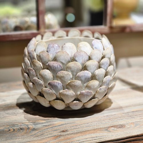 Handmade Shell Pot - LUXONAS HOME