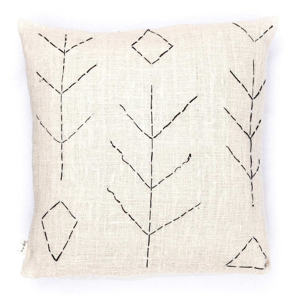 Handwoven Pillow Case SERAJA 40x40 or 50x50 cm Decorative Cushion Cover Sofa Cushion Made of Cotton - LUXONAS HOME