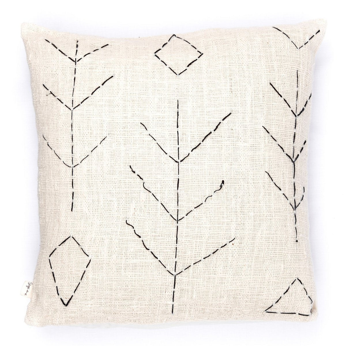 Handwoven Pillow Case SERAJA 40x40 or 50x50 cm Decorative Cushion Cover Sofa Cushion Made of Cotton - LUXONAS HOME