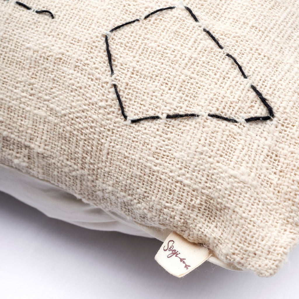 Handwoven Pillow Case SERAJA 40x40 or 50x50 cm Decorative Cushion Cover Sofa Cushion Made of Cotton - LUXONAS HOME