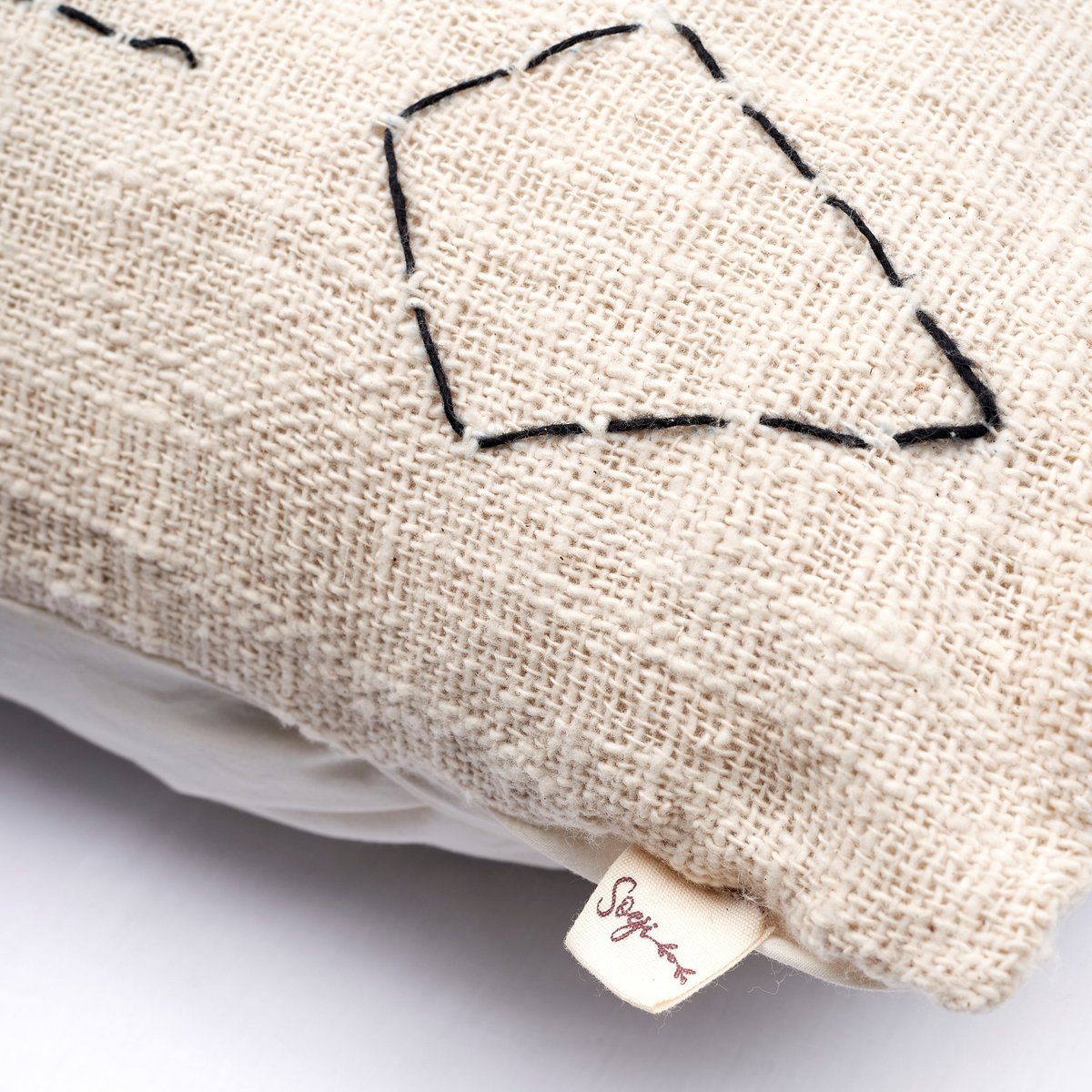 Handwoven Pillow Case SERAJA 40x40 or 50x50 cm Decorative Cushion Cover Sofa Cushion Made of Cotton - LUXONAS HOME