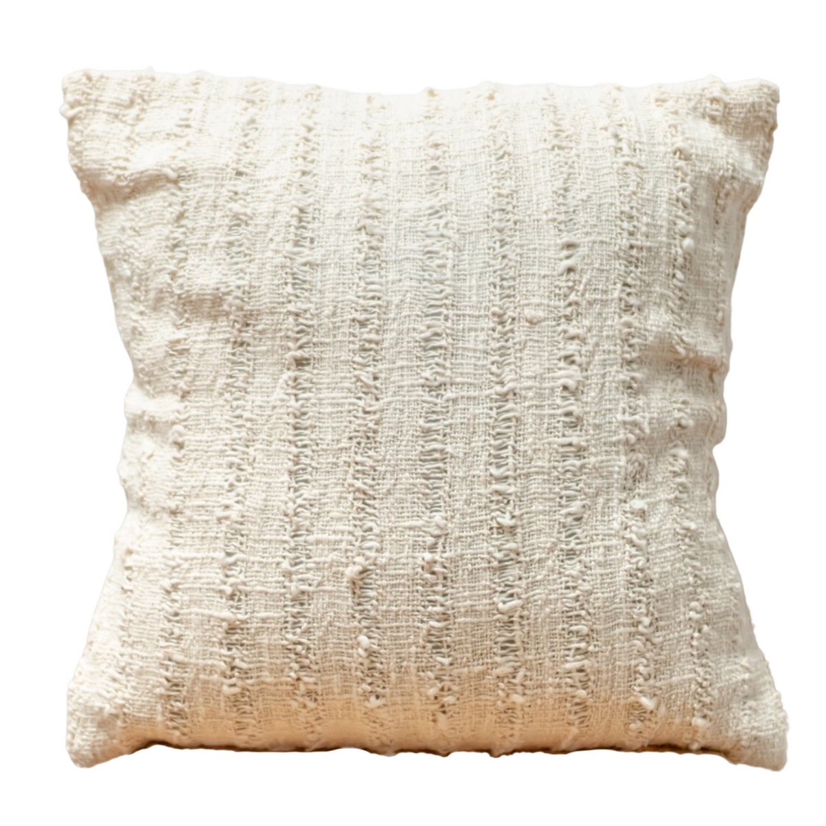Handwoven Pillowcase 40x40 cm or 50x50 cm | Decorative Sofa Cushion Cover RAHAYU | Cotton - LUXONAS HOME