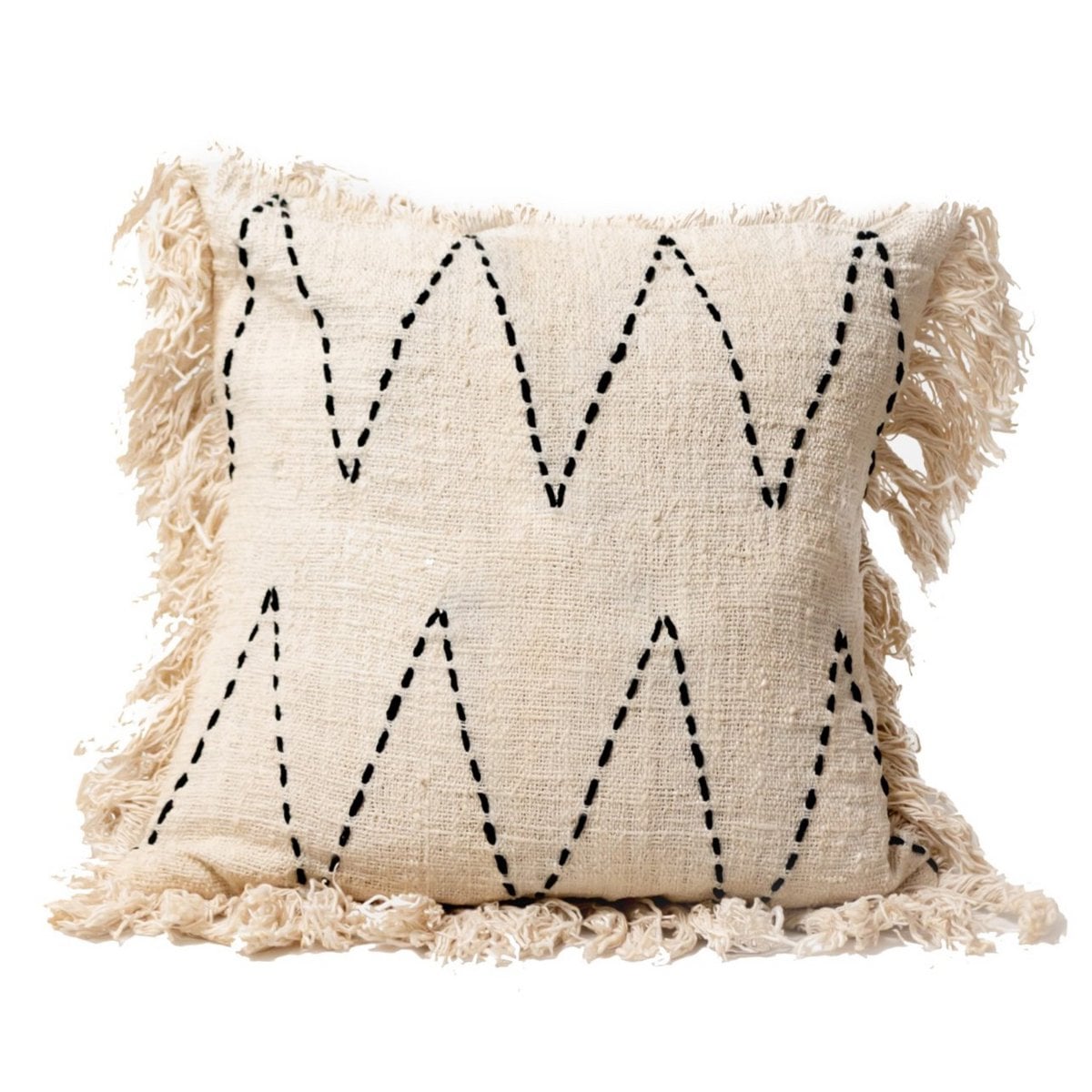 Handwoven Pillowcase 40x40/50x50 cm | Decorative Cushion | Sofa Cushion PITU Made of Cotton - LUXONAS HOME