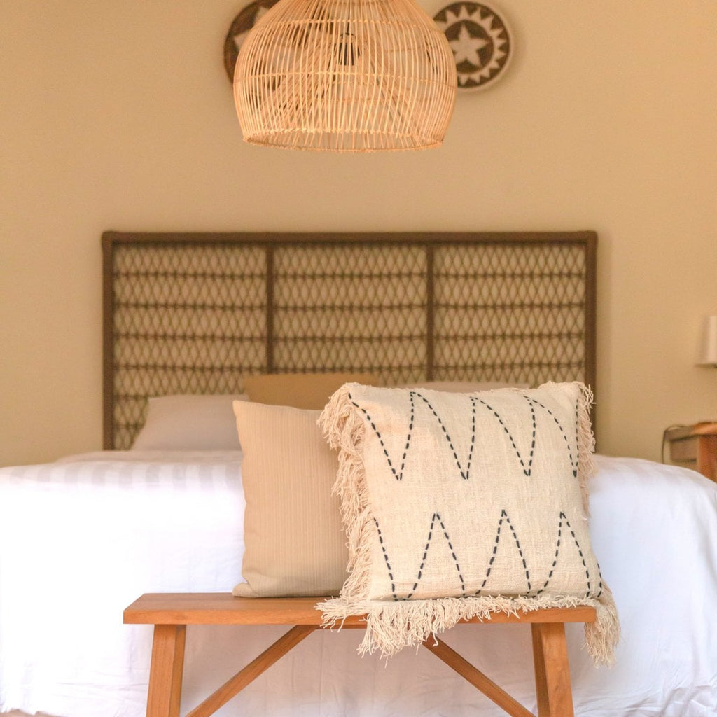 Handwoven Pillowcase 40x40/50x50 cm | Decorative Cushion | Sofa Cushion PITU Made of Cotton - LUXONAS HOME