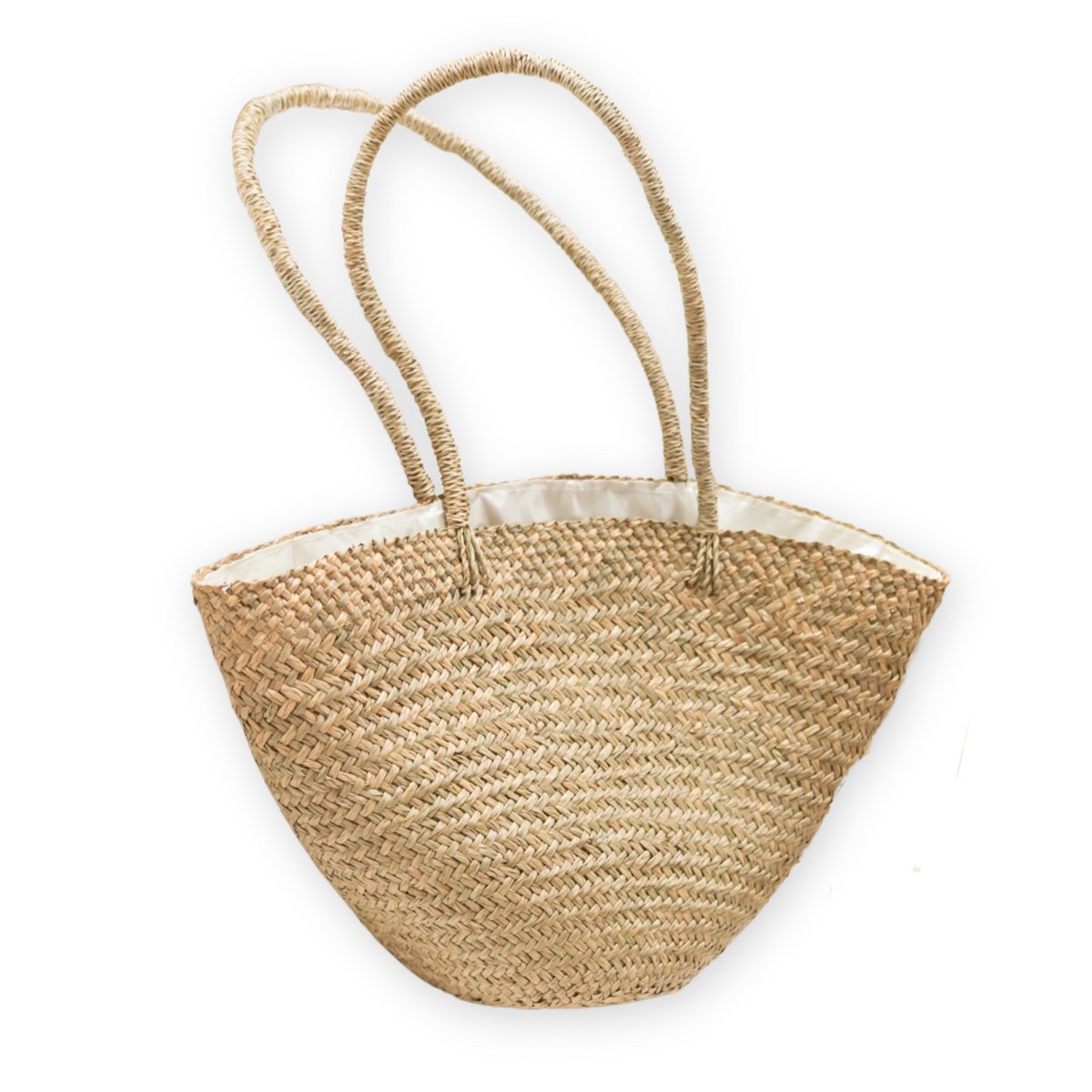Handwoven Shoulder Tote Beach Bag TAMU made of Seagrass - LUXONAS HOME