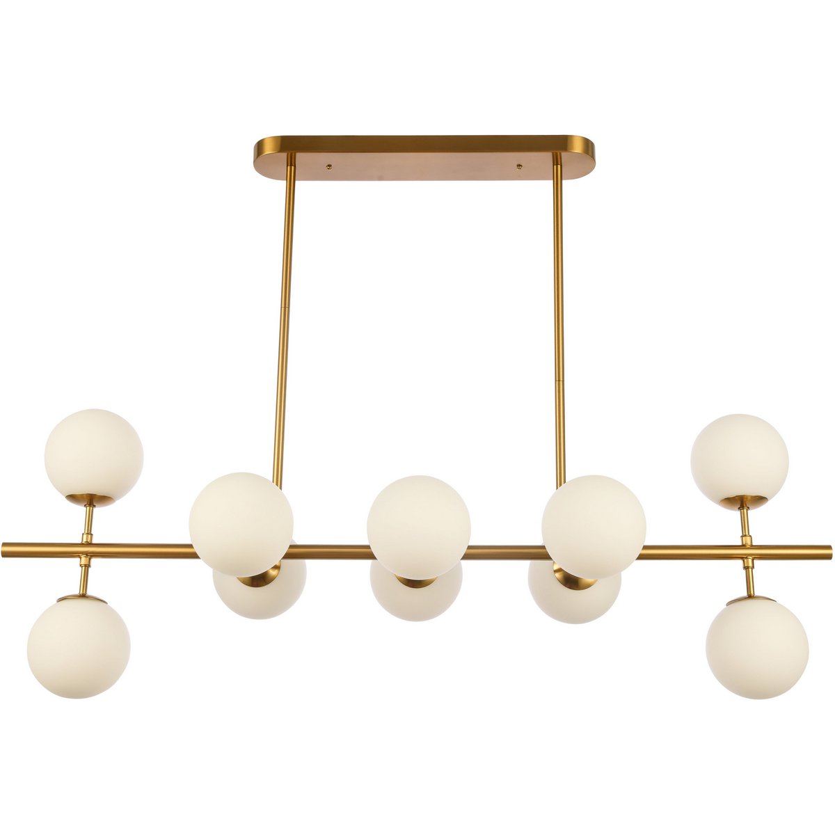 Hanging lamp Chrintine White Gold - LUXONAS HOME