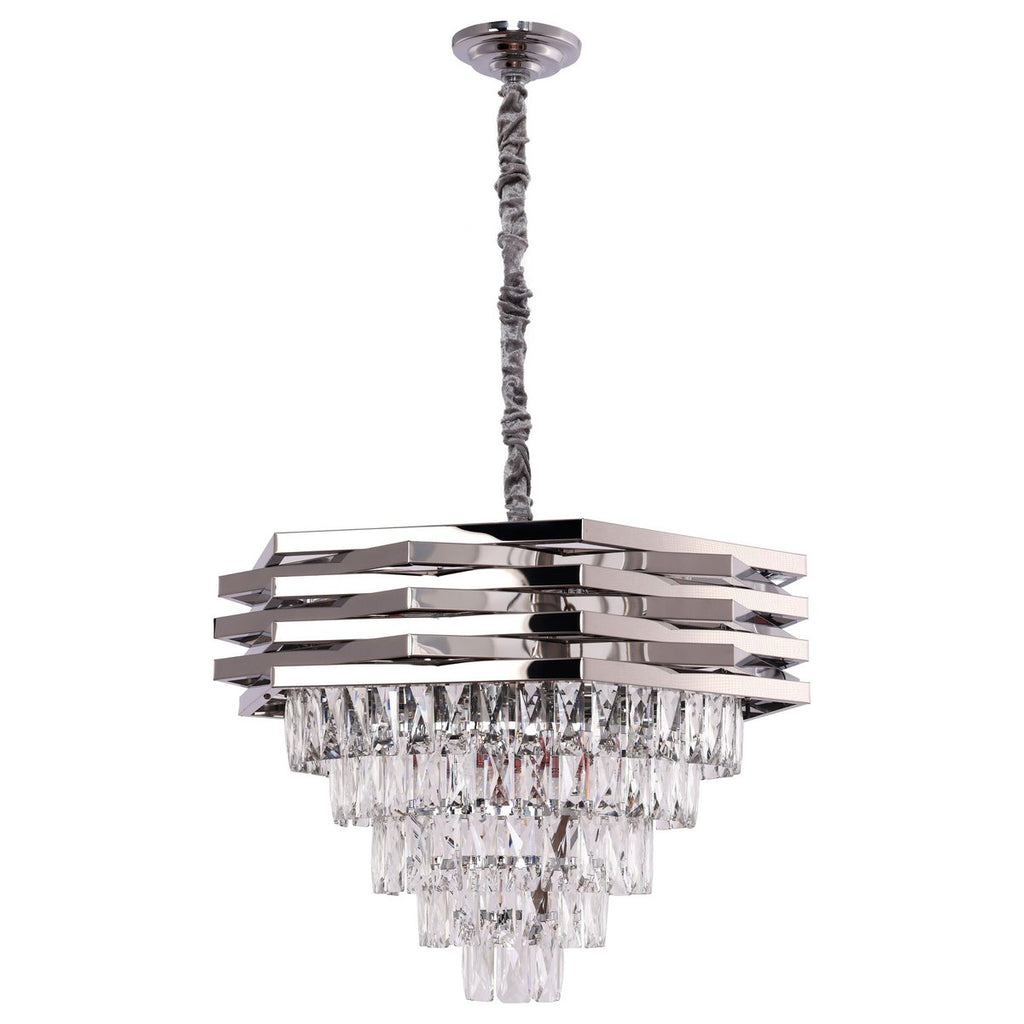 Hanging lamp Crystal Chrome | 60cm - LUXONAS HOME