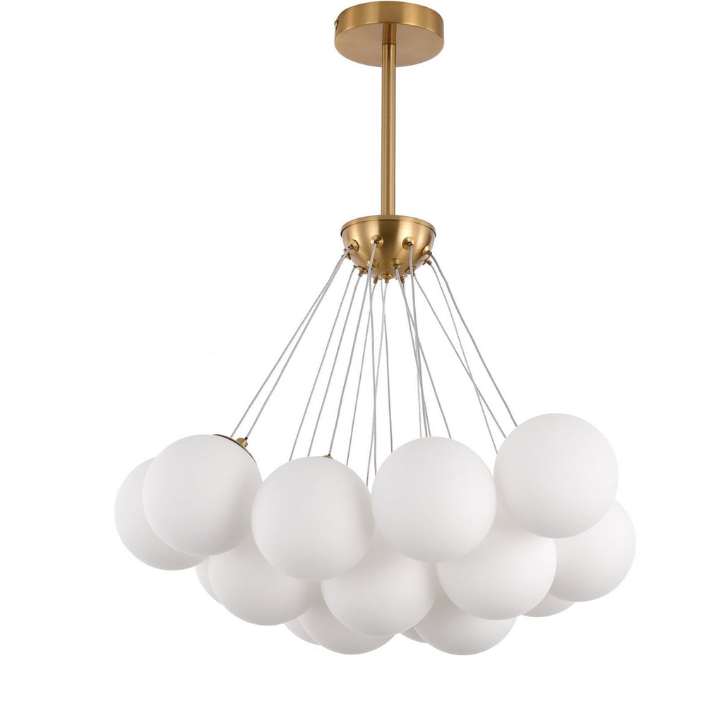 Hanging lamp Emily White 65cm - LUXONAS HOME