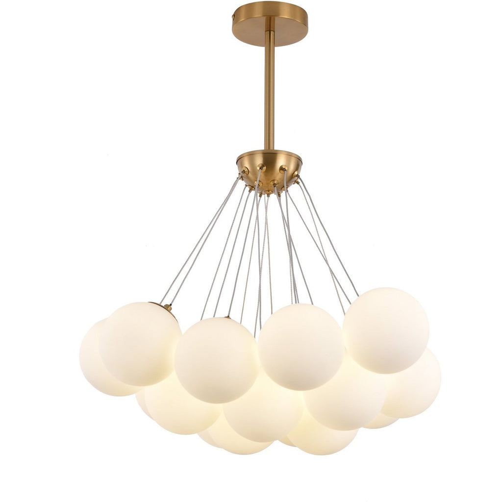 Hanging lamp Emily White 65cm - LUXONAS HOME
