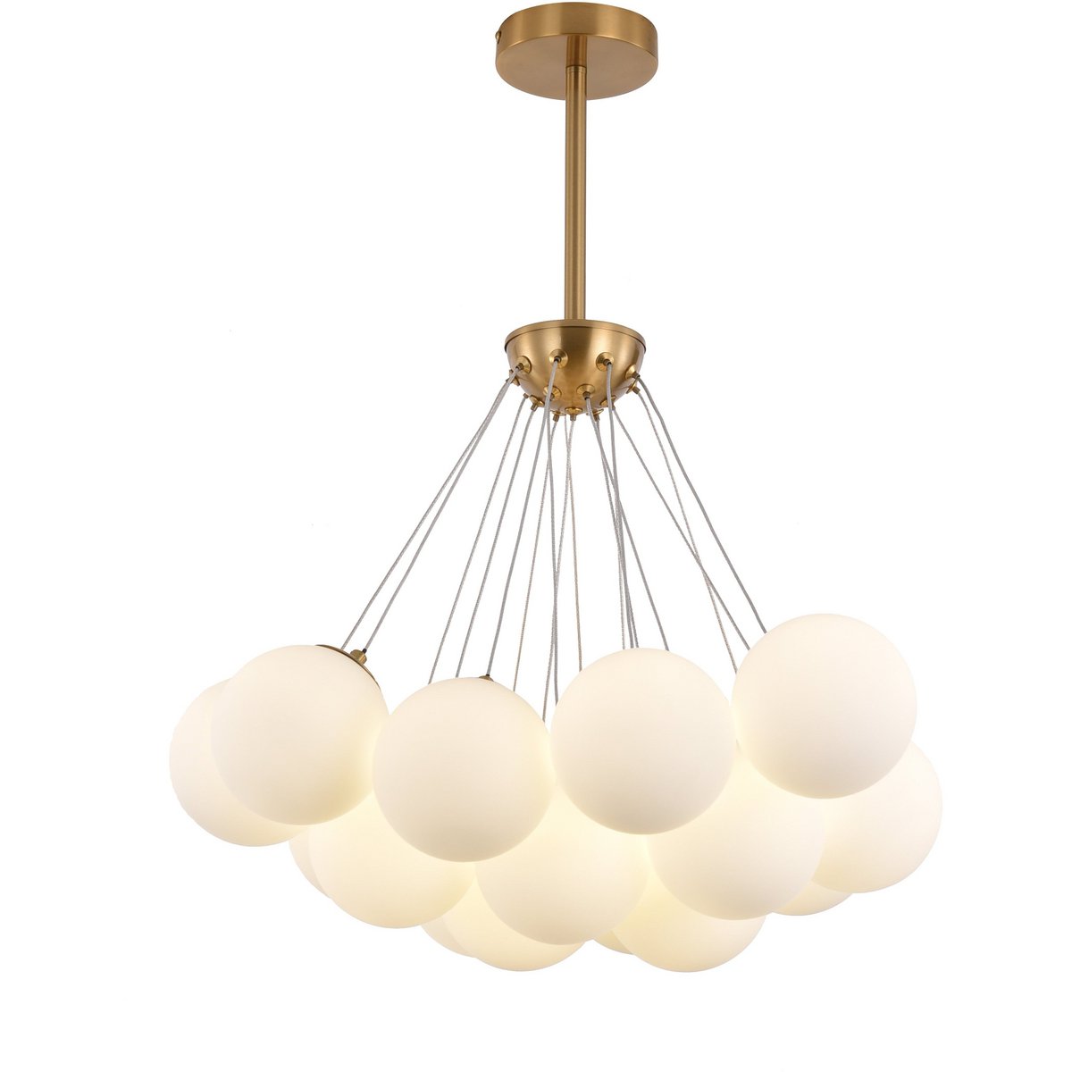 Hanging lamp Emily White 65cm - LUXONAS HOME