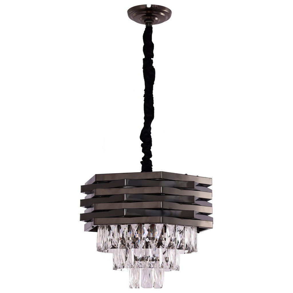 Hanglamp Crystal Black | 40cm - LUXONAS HOME