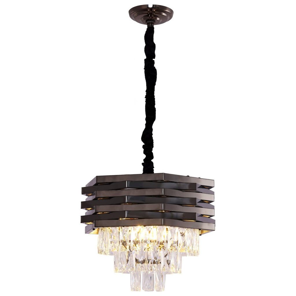 Hanglamp Crystal Black | 40cm - LUXONAS HOME