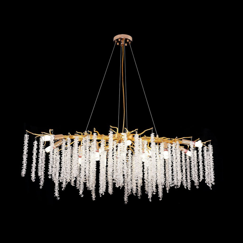 Hanglamp Frost Gold | 100x40cm - LUXONAS HOME