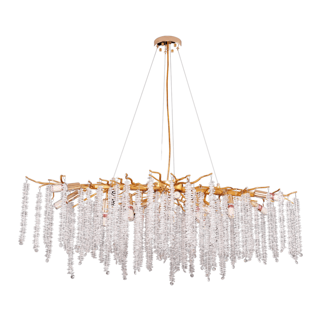 Hanglamp Frost Gold | 100x40cm - LUXONAS HOME