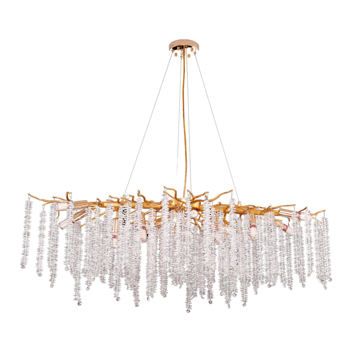 Hanglamp Frost Gold | 100x40cm - LUXONAS HOME