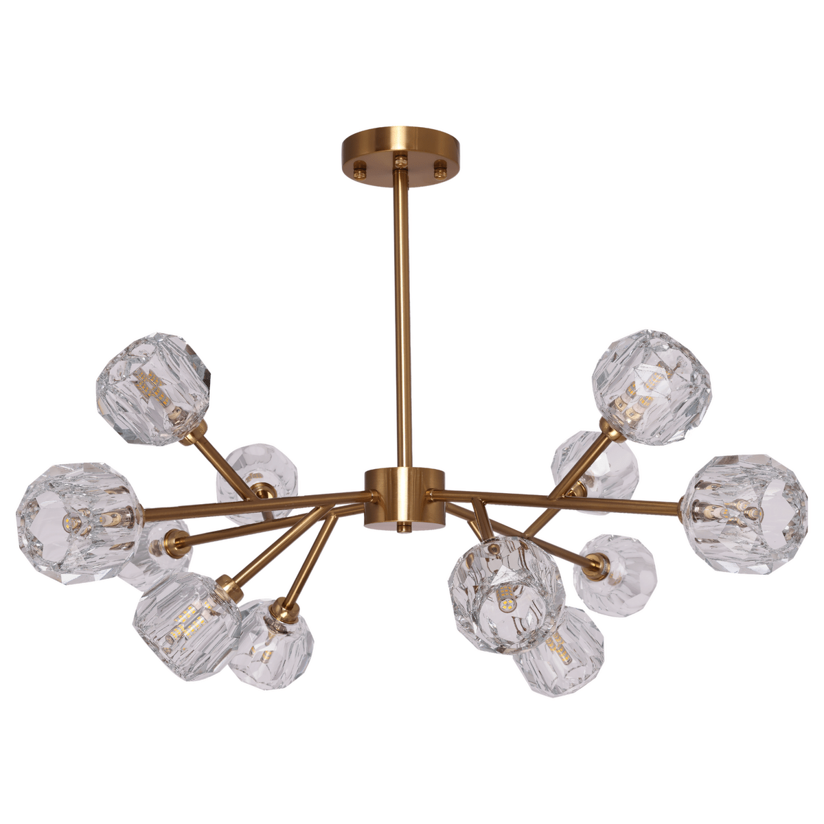 Hanglamp Rosy Copper Gold | 12 - 90x45cm - LUXONAS HOME