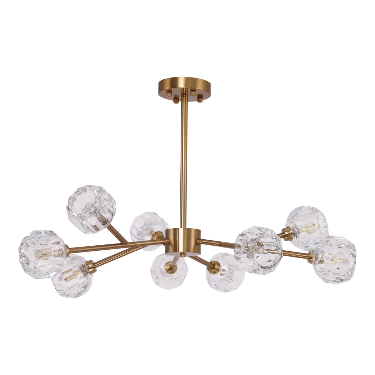 Hanglamp Rosy Copper Gold | 9 - 80x45cm - LUXONAS HOME