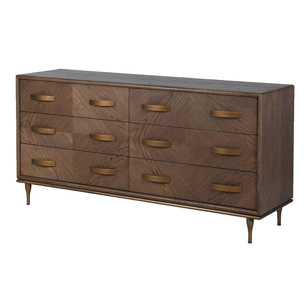 Hartlon 6 Drawer Sideboard