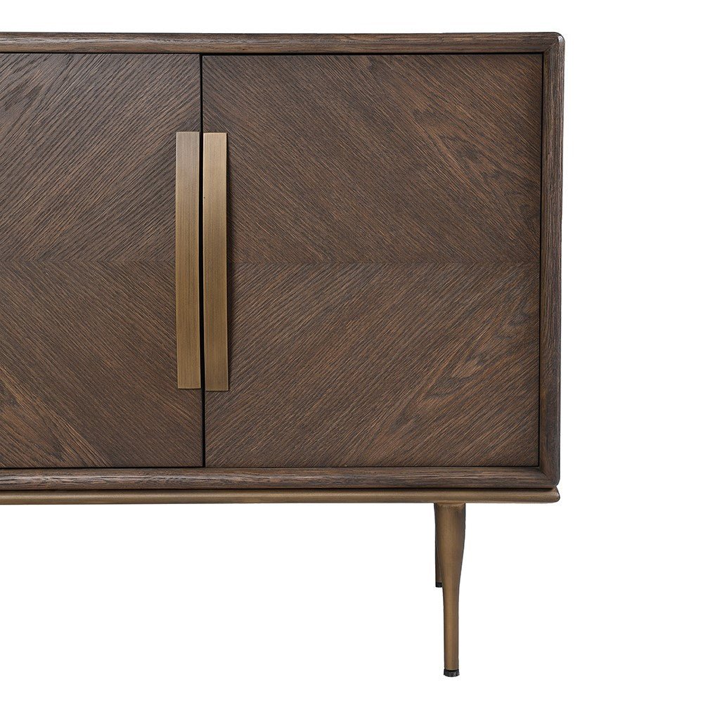 Hartlon Sideboard - Elegant Oak Storage Solution - LUXONAS