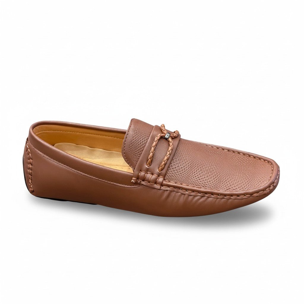Hitchi Men's Leather Loafers - LUXONAS HOME