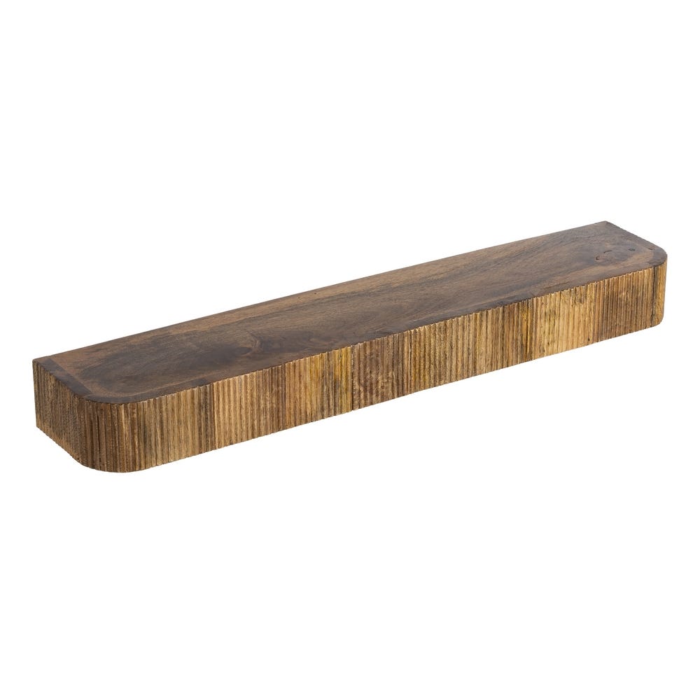 Honey Mango Wood Wall Shelf