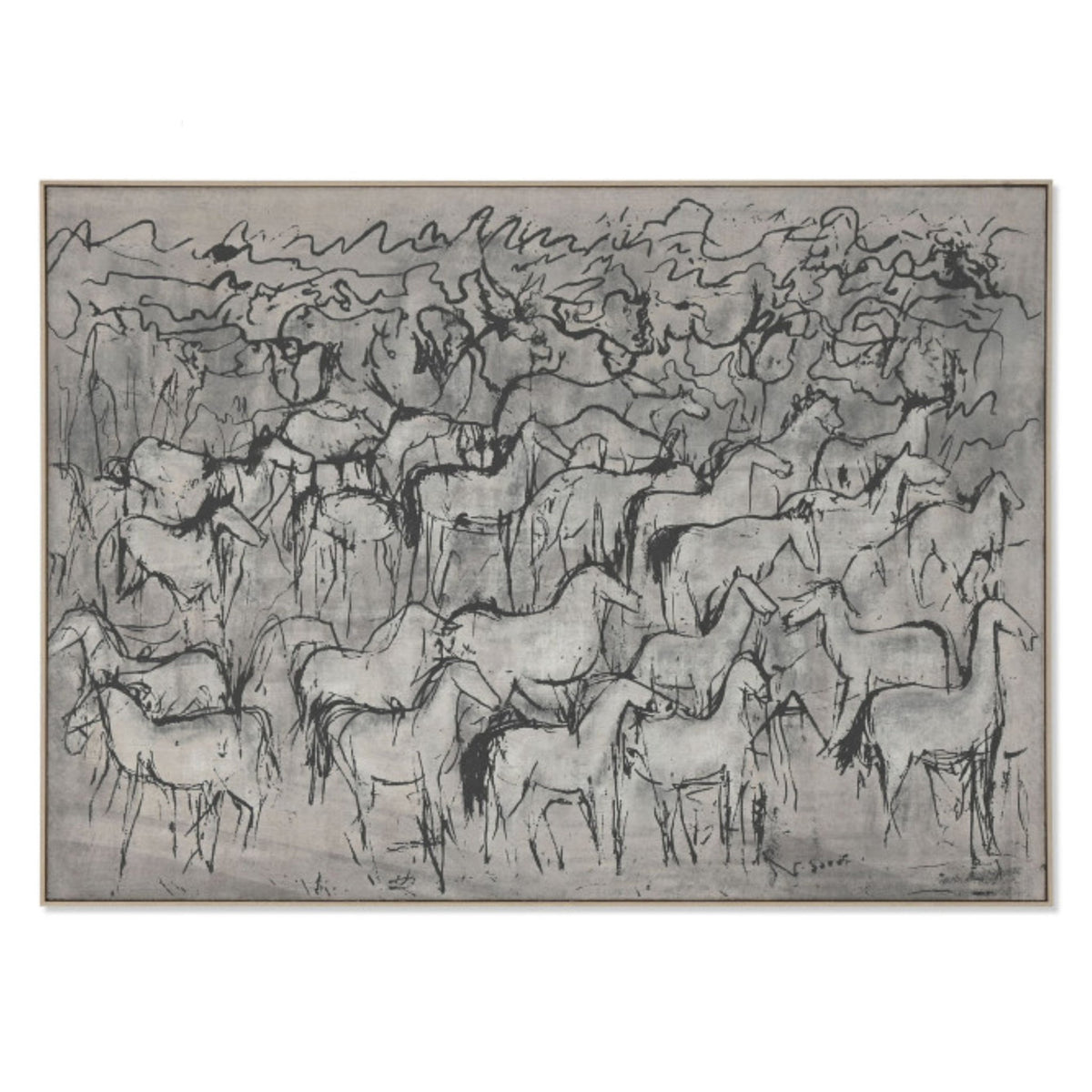 Horse Hand Painted Picture