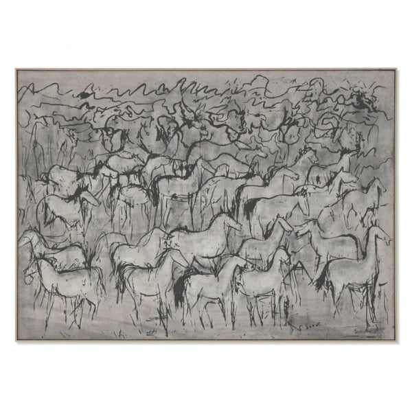 Horse Hand Painted Picture