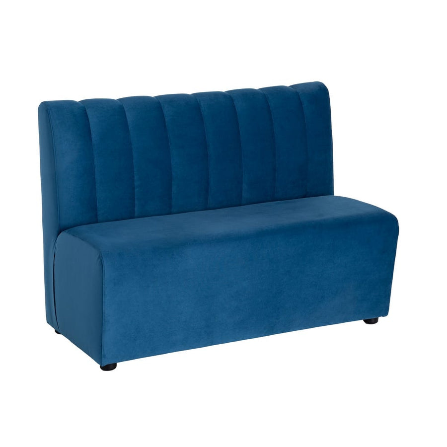 Hospitality Ribbed Blue Bench 120cm