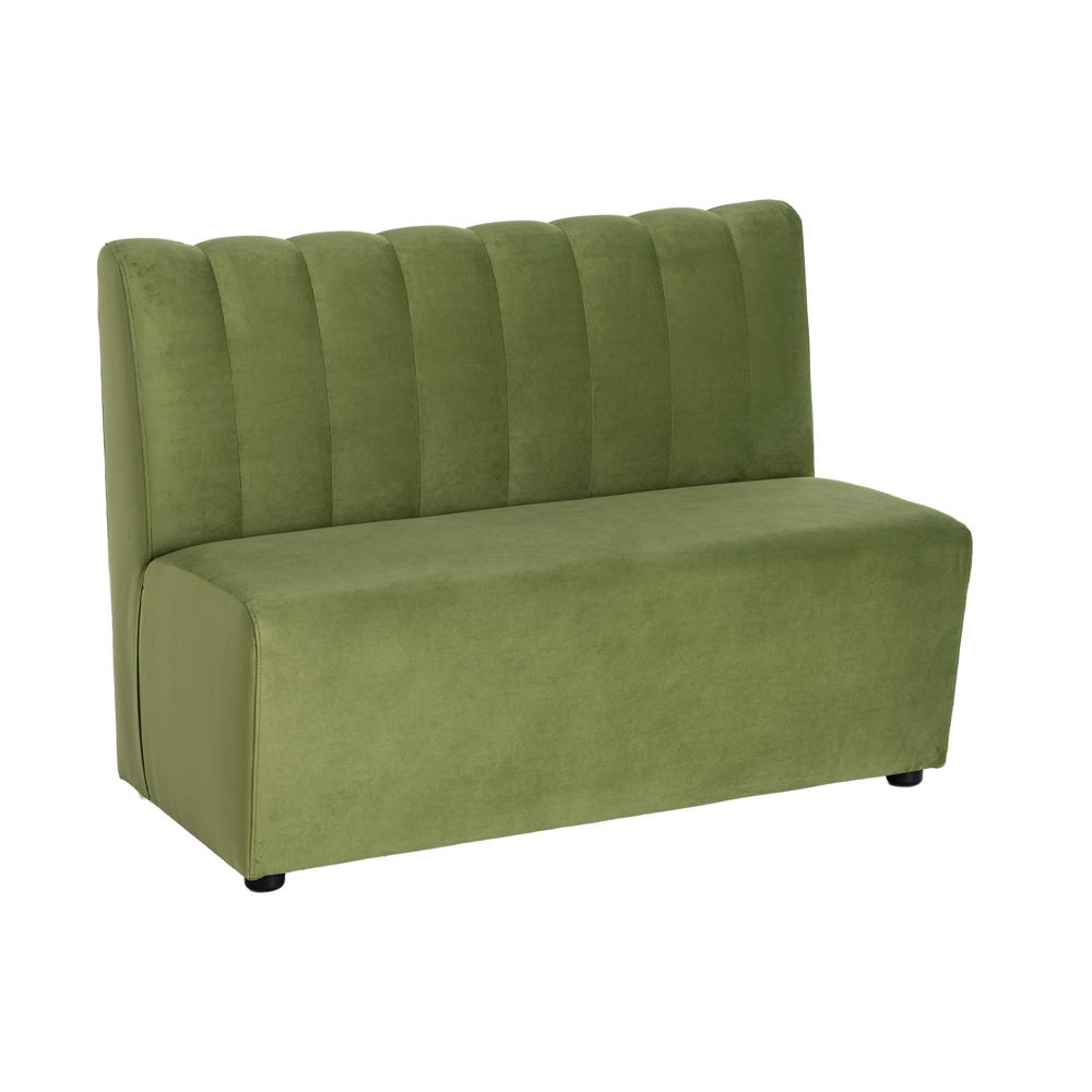 Hospitality Ribbed Blue Bench 120cm
