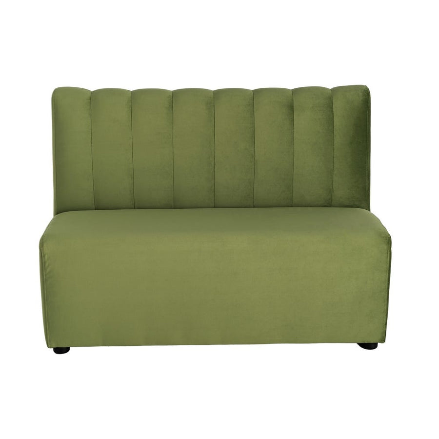 Hospitality Ribbed Blue Bench 120cm