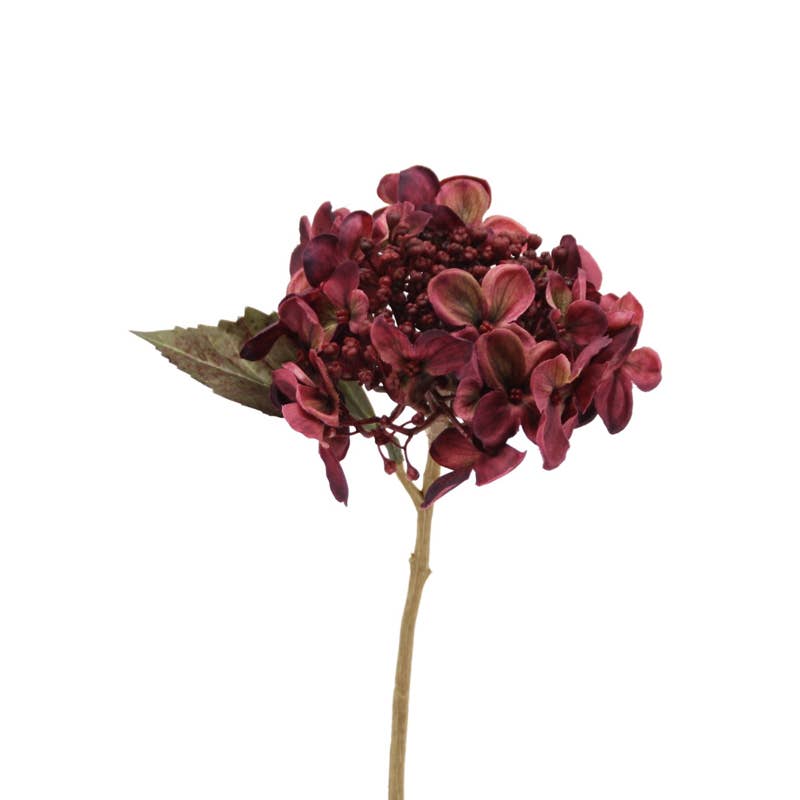 Hydrangea 45 cm Burgundy - LUXONAS HOME
