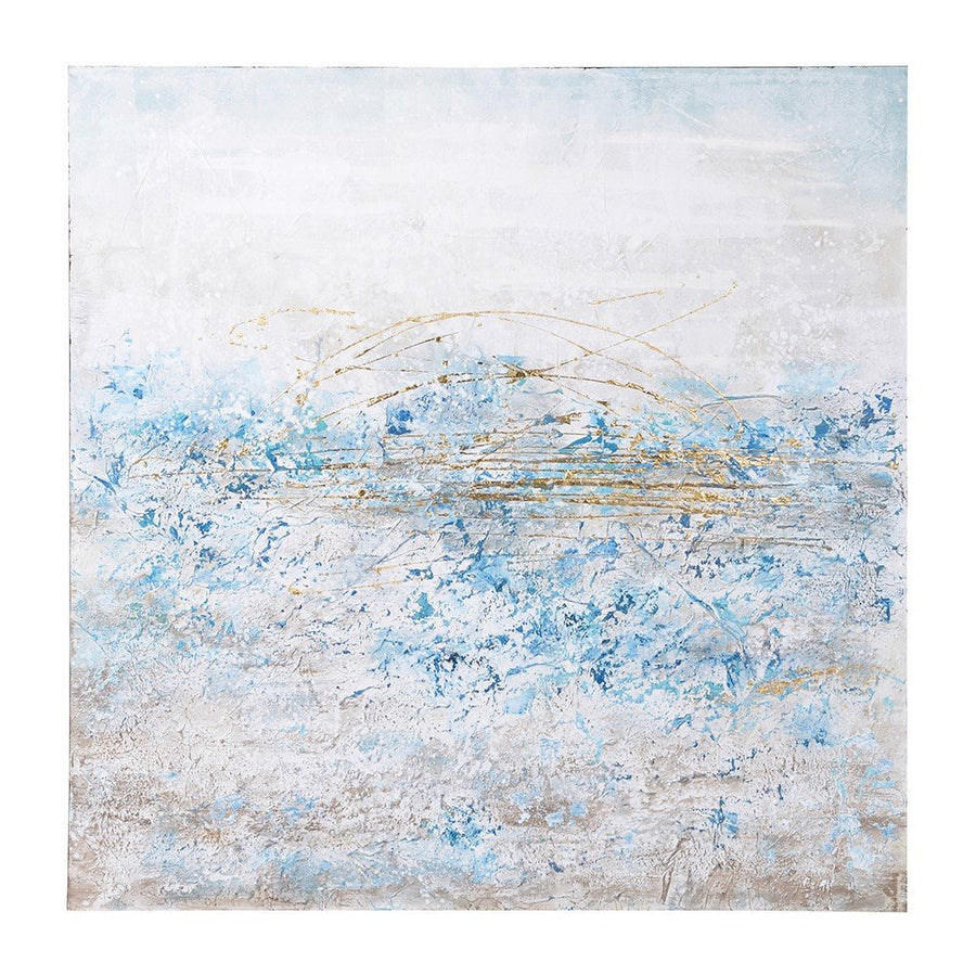 "Icy Puddles" Oil Painting