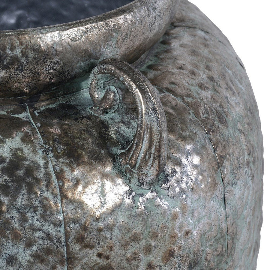 Iron Hammered Vase - Elegant Home Décor for Dry Flowers
