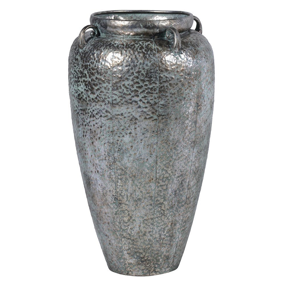 Iron Hammered Vase - Elegant Home Décor for Dry Flowers