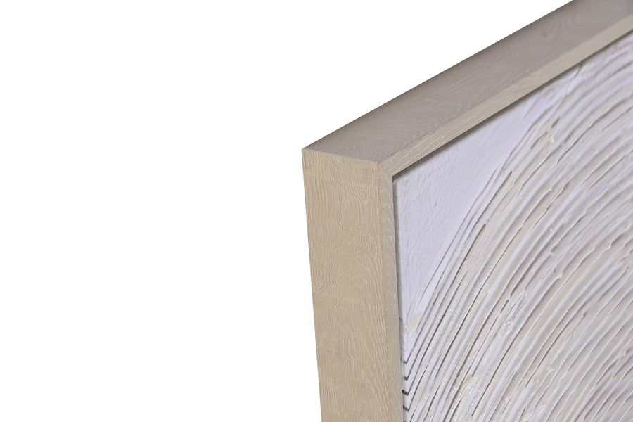 Ivory Halo Abstract Canvas Wall Art