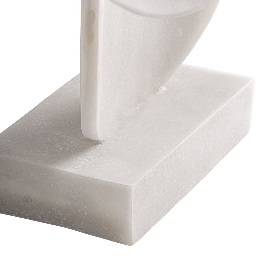 Ivy Deco Figure - Classic White Decorative Sculpture - LUXONAS