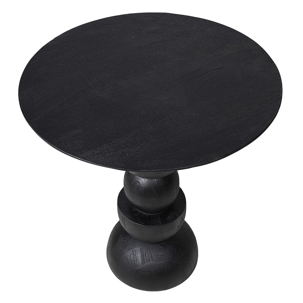 Ixobil Side Table – Elegant Mango Wood Design - LUXONAS