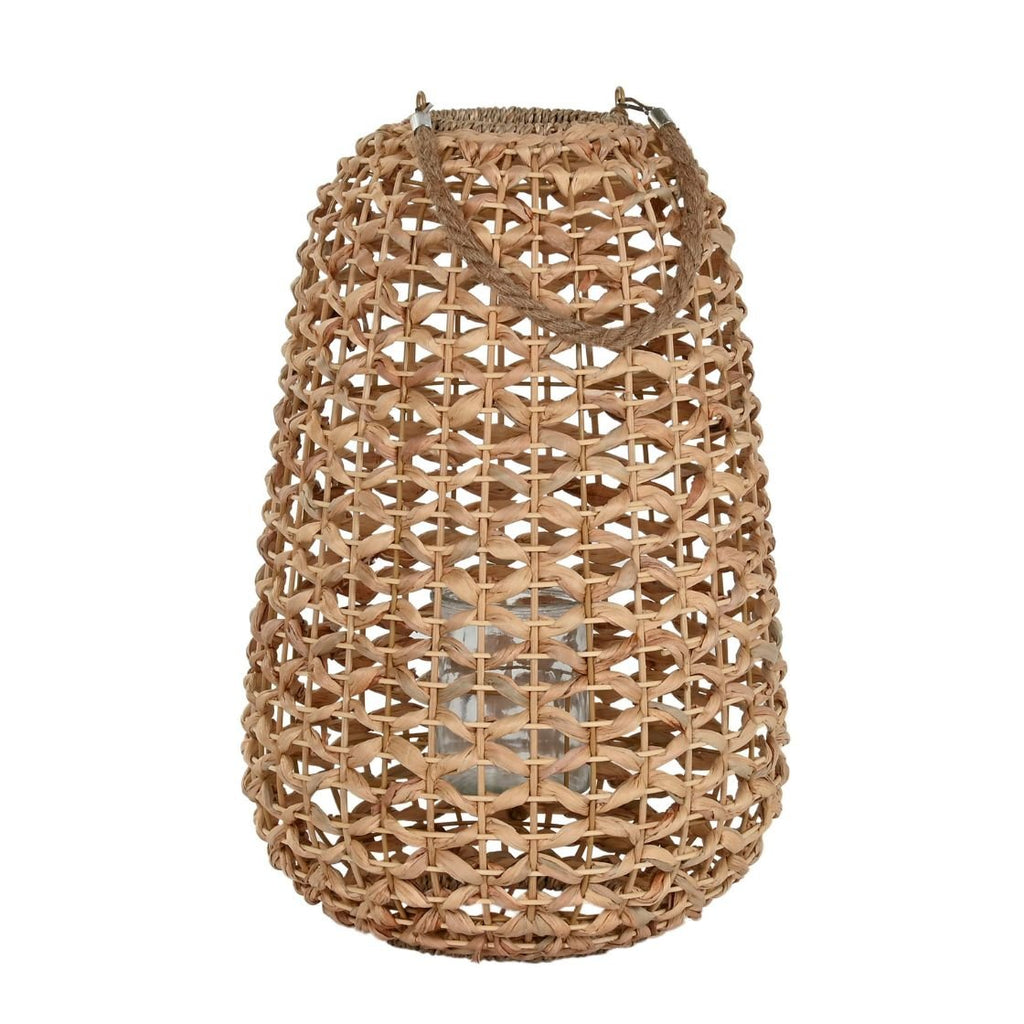 Handmade Jute Large Lantern with Handle