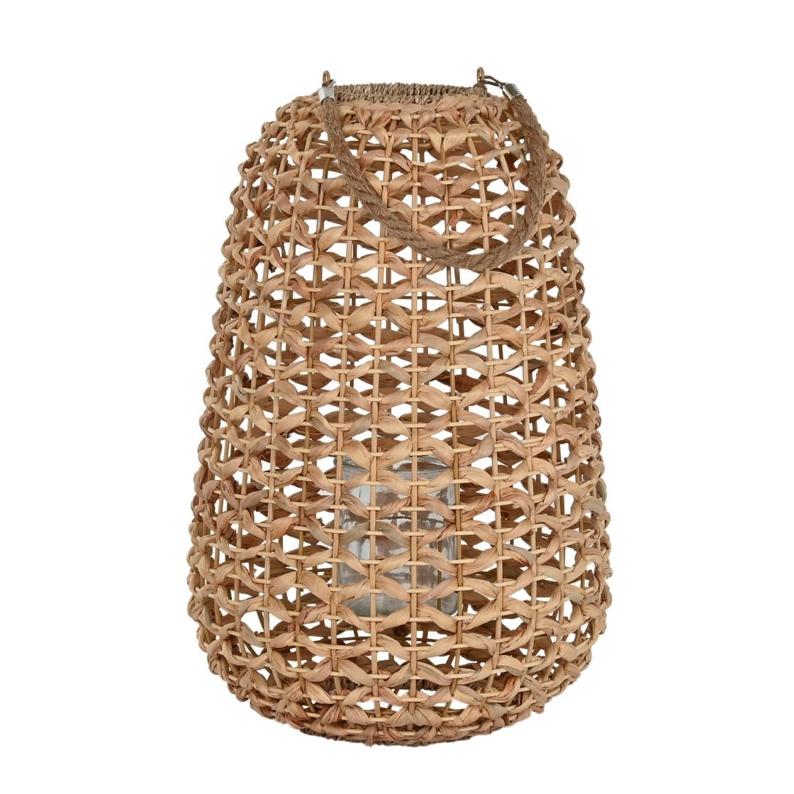 Handmade Jute Large Lantern with Handle