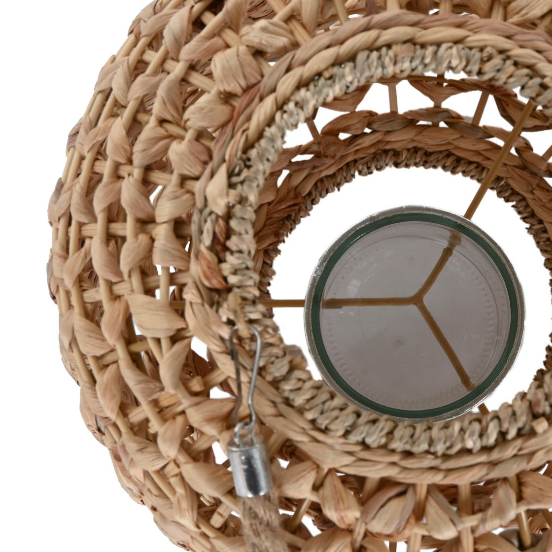 Jute Large Lantern w/Handle - LUXONAS