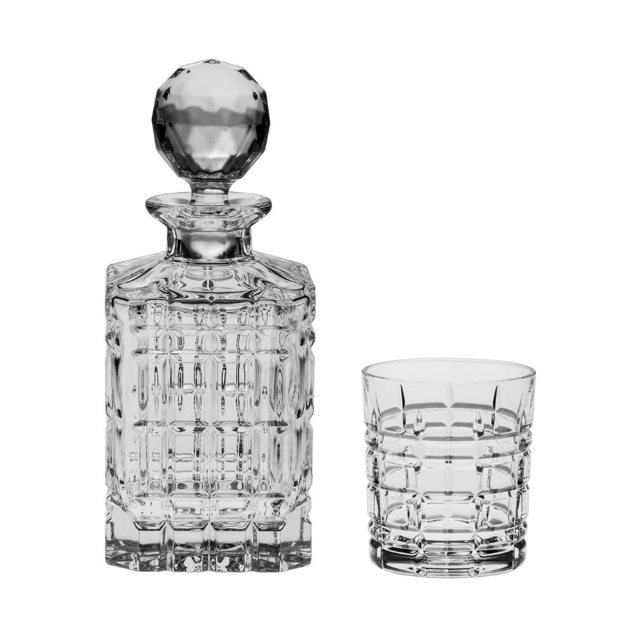 'Kensington' Crystal Whisky Set - LUXONAS HOME