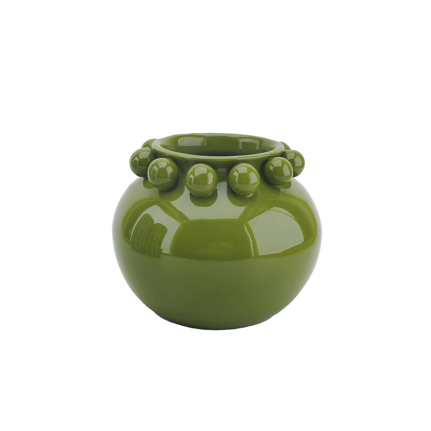 Khaki Bouly Ceramic Vase