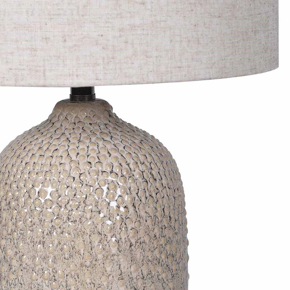 Khamsin Stoneware Lamp - LUXONAS