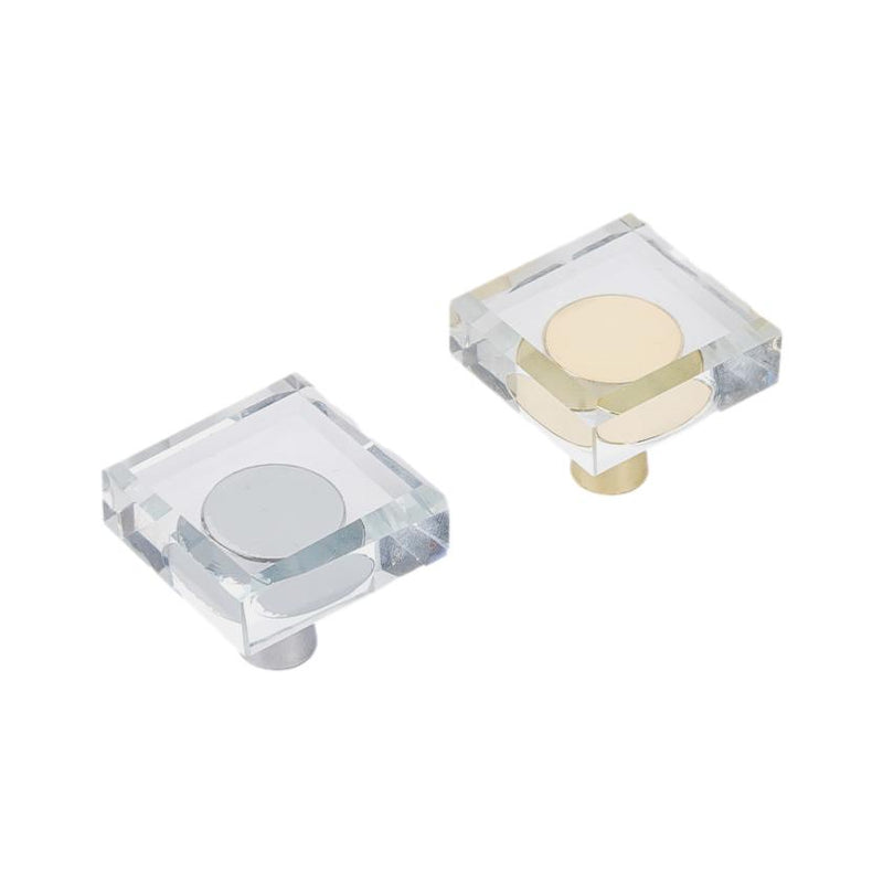 Knob C03514 Square Silver