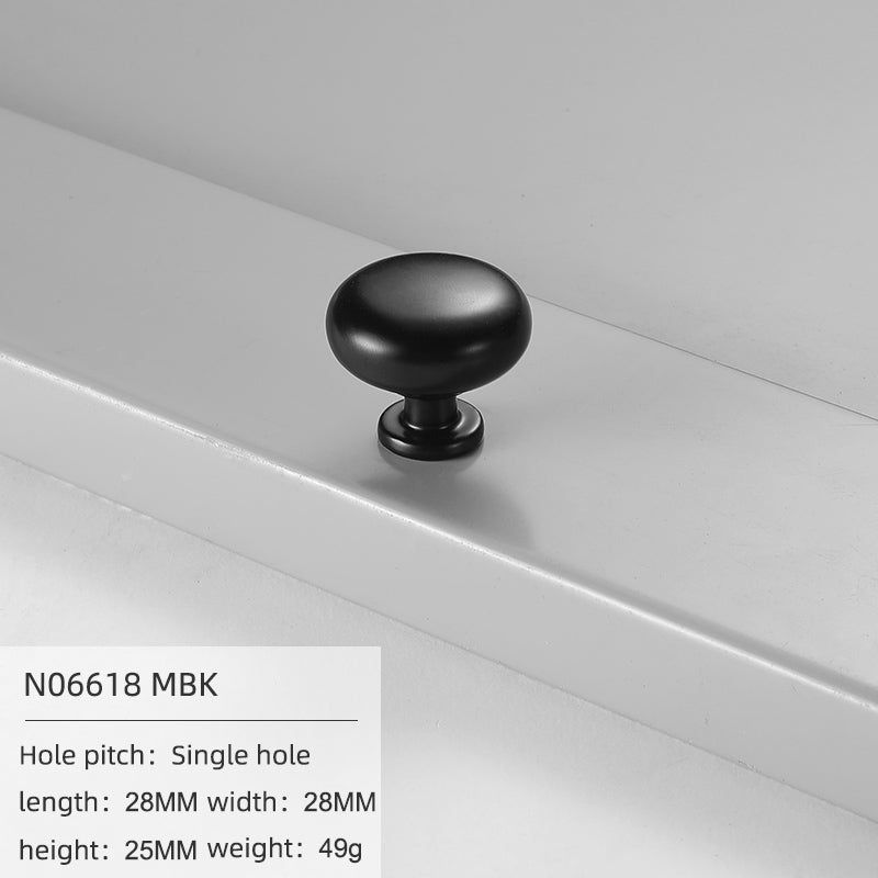 Knob N06618 Black