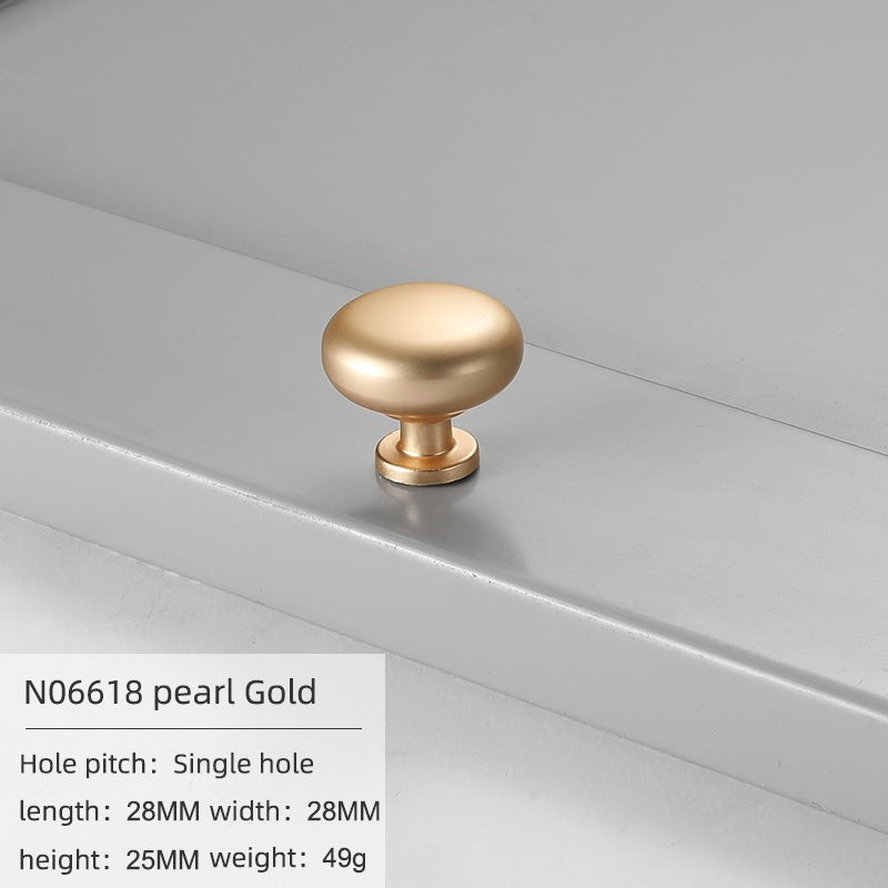 Knob N06618 Pearl Gold
