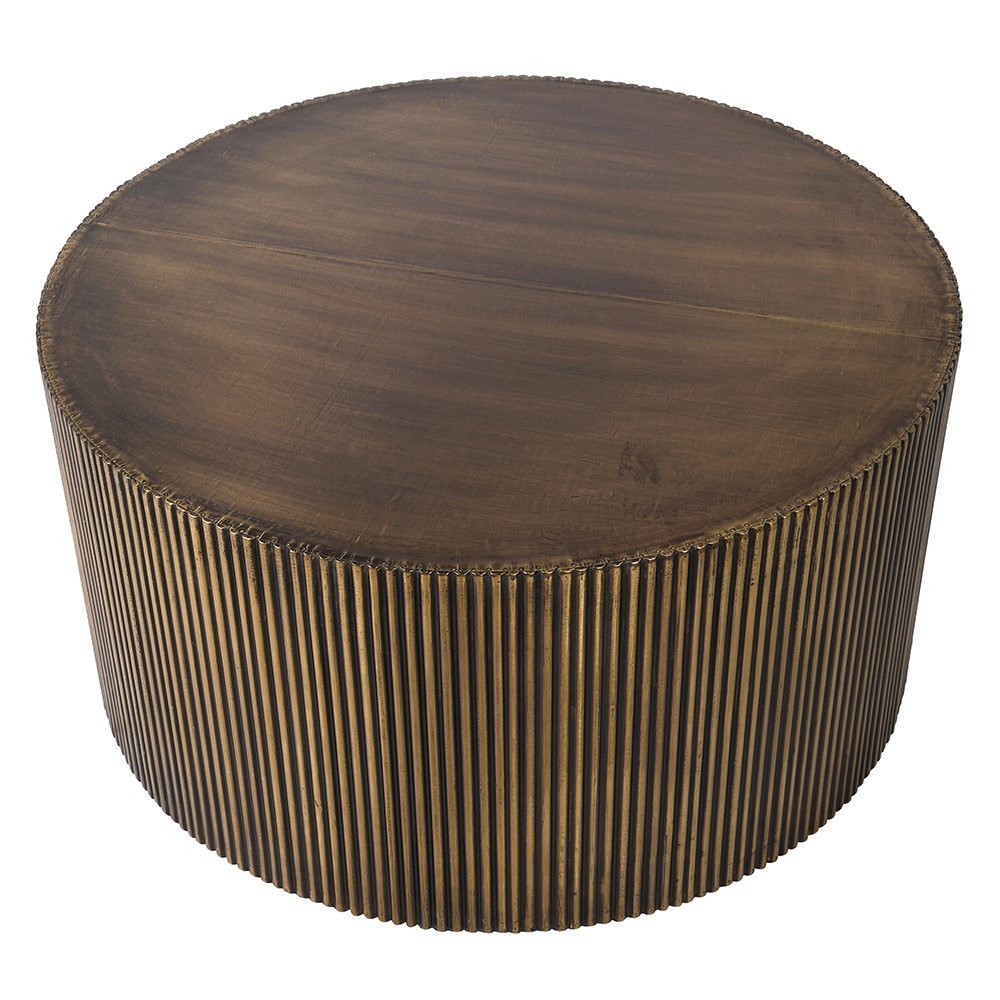 Krissa Brass Coffee Table - LUXONAS