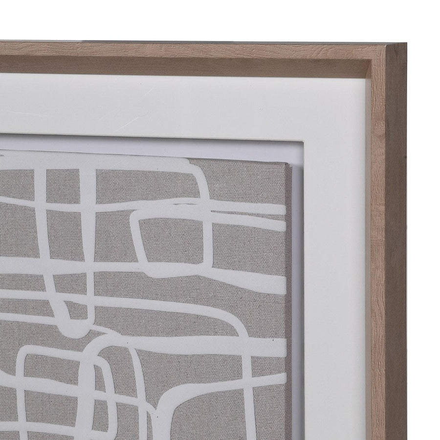 Labyrinth Wall Art - Unique Canvas and Wood Decor