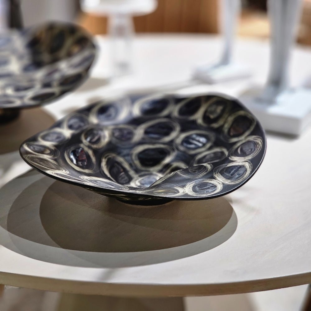 Lacca Large Ceramic Bowl - Elegant Porcelain Design - LUXONAS HOME